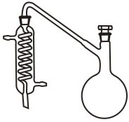 2860 Distilling Apparatus, with Graham Condenser, Interchangeable Stopper