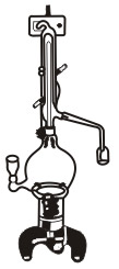 2880 Automatic Electrically Heated All glass Distillation Apparatus, N.P.L. Design, heater embeddedin spikral glass tube complete with C.I. heavy base, S.S. Rod, Clamps, Board, Automatic Cut Off, Single Stage