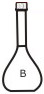 1830 Flask, Volumetric with screw cap class ‘B’